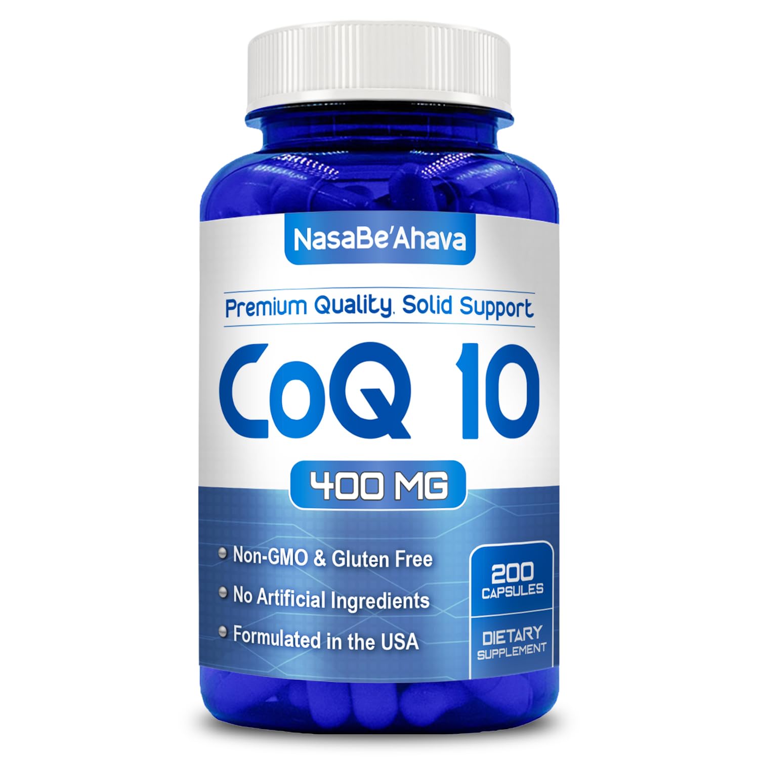 Foto 2 pulgar | Cápsulas De 400 Mg De Coq10 | Coenzima Q10 Apta Para Veganos, 400 Mg Por Porción, De Suplemento De U - Venta Intern