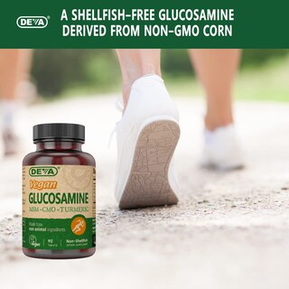 Foto 7 | Suplemento Deva Glucosamina Vegana Msm-cmo Y Cúrcuma 90 Comprimidos - Venta Internacional.