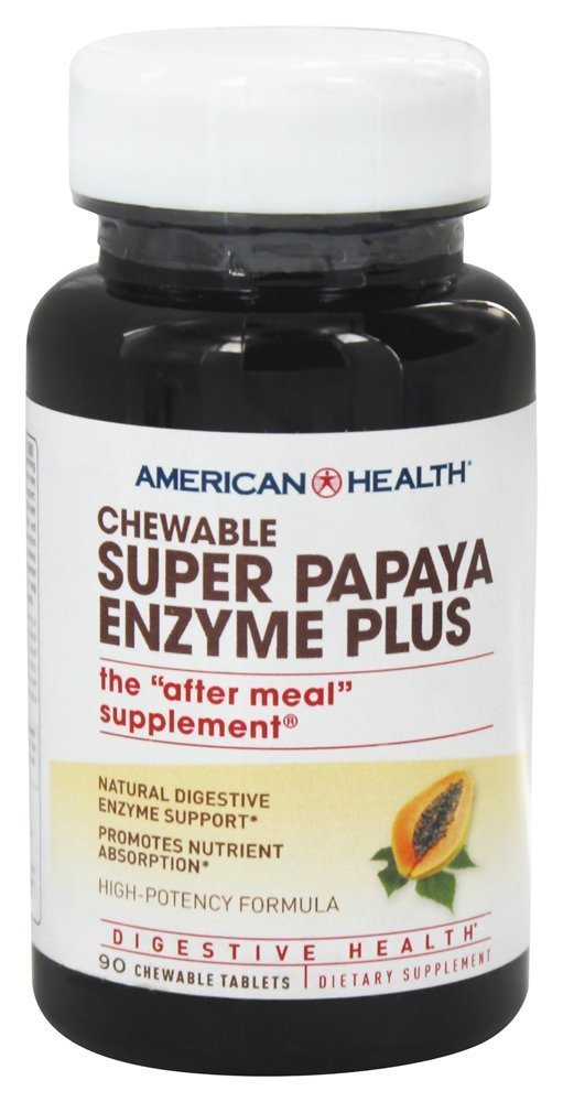 Foto 2 pulgar | Suplemento De La Súper Enzima Masticable Super Papaya De American Health - Venta Internacional.
