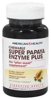Foto 1 | Suplemento De La Súper Enzima Masticable Super Papaya De American Health - Venta Internacional.