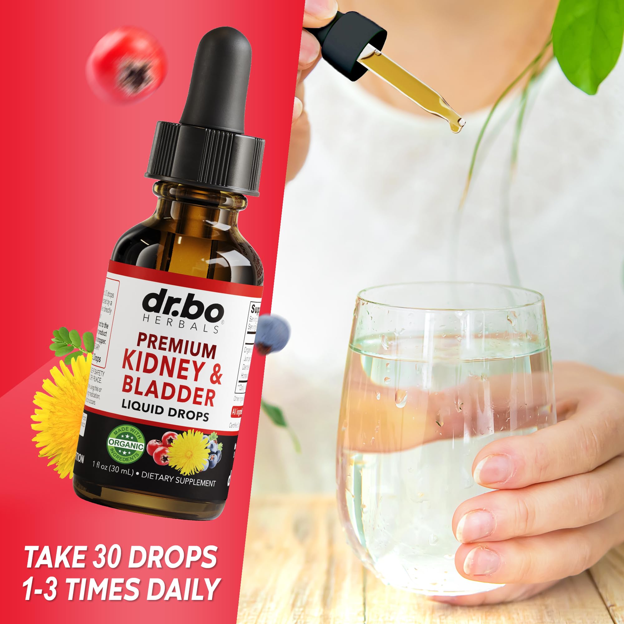 Foto 7 | Suplemento Dr. Bo Kidney Support Bladder Health 30 Ml - Venta Internacional.