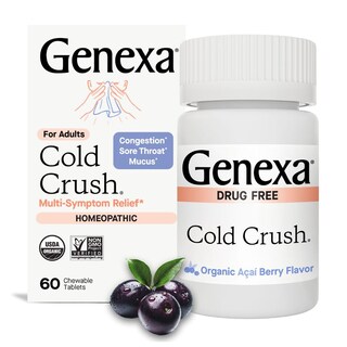 Foto 1 | Remedio Homeopático Genexa Cold Crush 60 Comprimidos Masticables - Venta Internacional.
