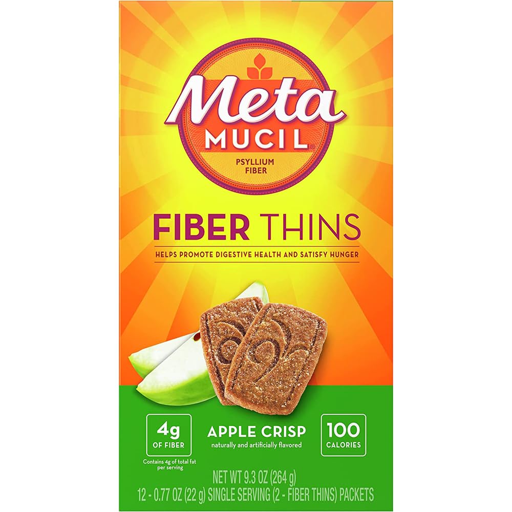 Foto 1 | Obleas De Fibra Multicereales Metamucil, Manzana Crujiente, 12 Unidades, Paquete De 2 - Venta Internacional.