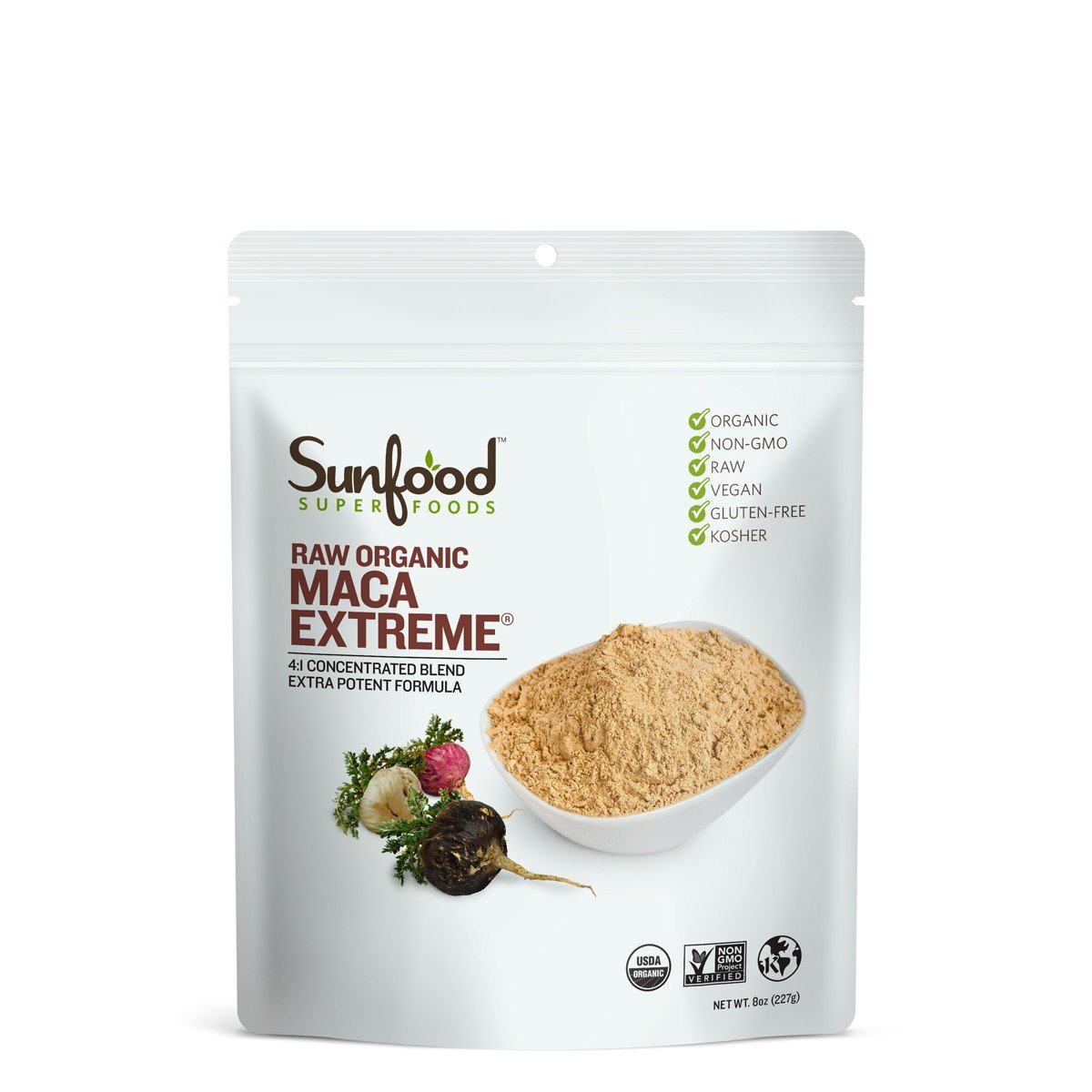 Foto 2 pulgar | Maca En Polvo Sunfood Organic Maca Extreme, Bolsa De 240 Ml - Venta Internacional.