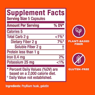 Foto 7 | Suplemento De Fibra Metamucil Psyllium Husk 3 En 1, Digestivo, 160 Unidades - Venta Internacional.
