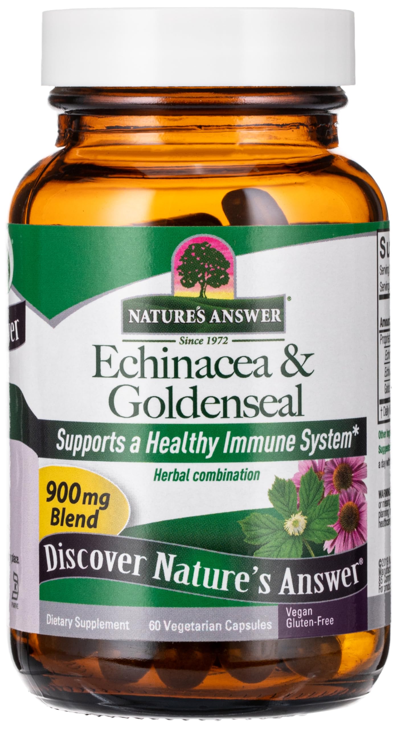 Foto 4 | Suplemento Nature's Answer Echinacea/goldenseal 60 Cápsulas - Venta Internacional.