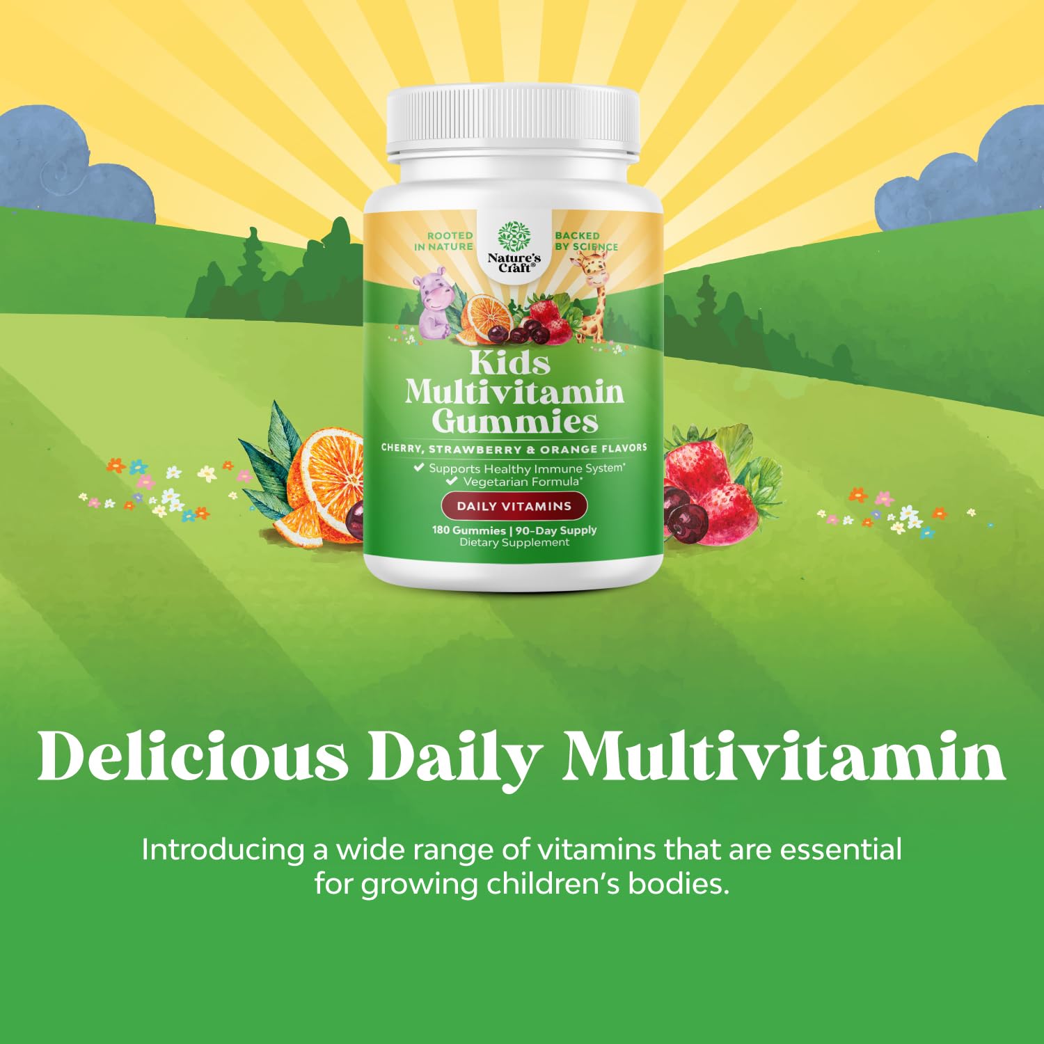 Foto 4 pulgar | Gomitas Multivitamínicas Natures Craft A Base De Plantas Para Niños, 180 Unidades - Venta Internacional.