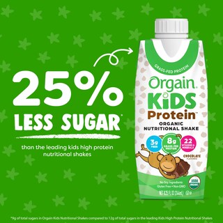 Foto 3 | Batido Nutricional De Proteínas Orgain Orgain Organic Kids Chocolate 244 Ml - Venta Internacional.