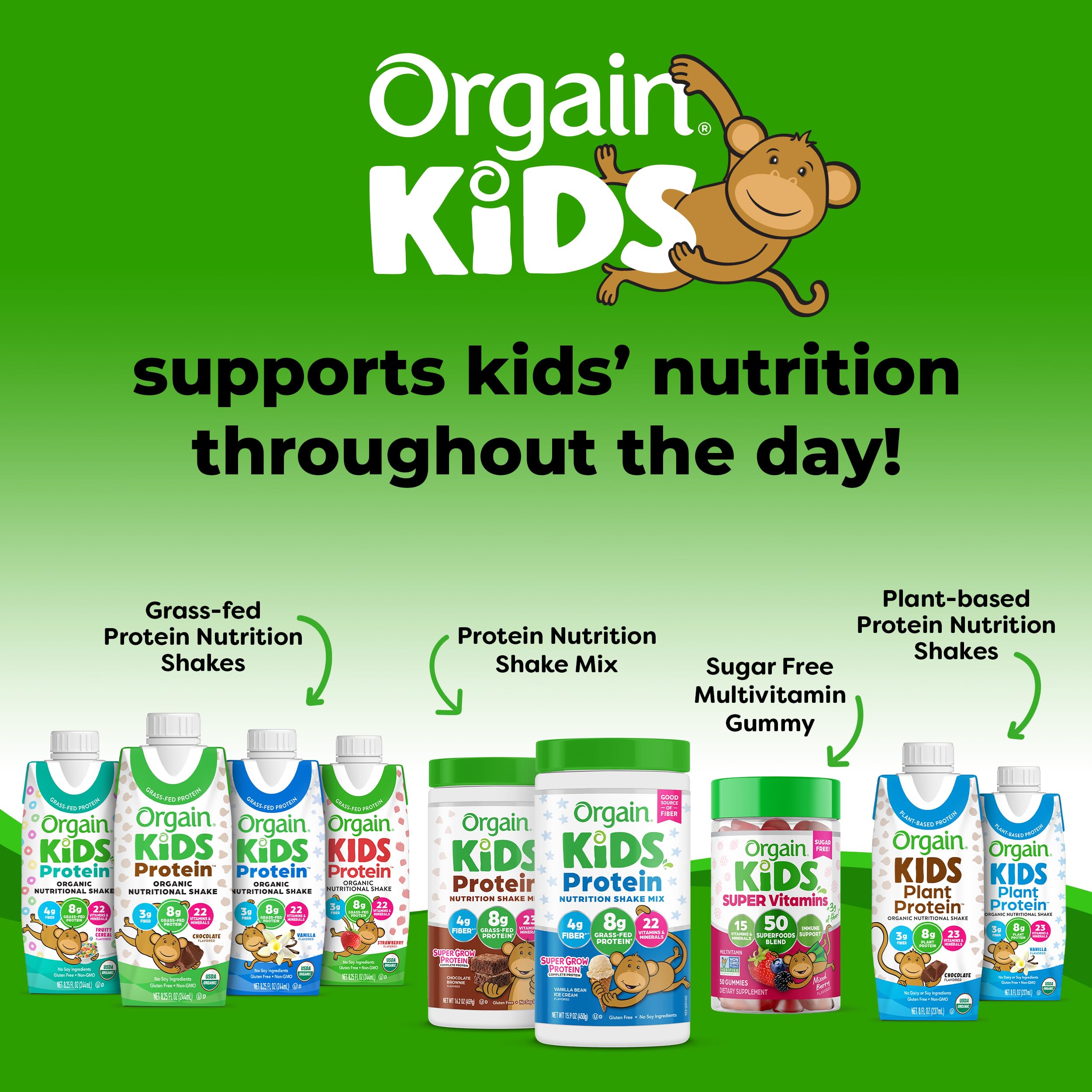 Foto 7 | Batido Nutricional De Proteínas Orgain Orgain Organic Kids Chocolate 244 Ml - Venta Internacional.