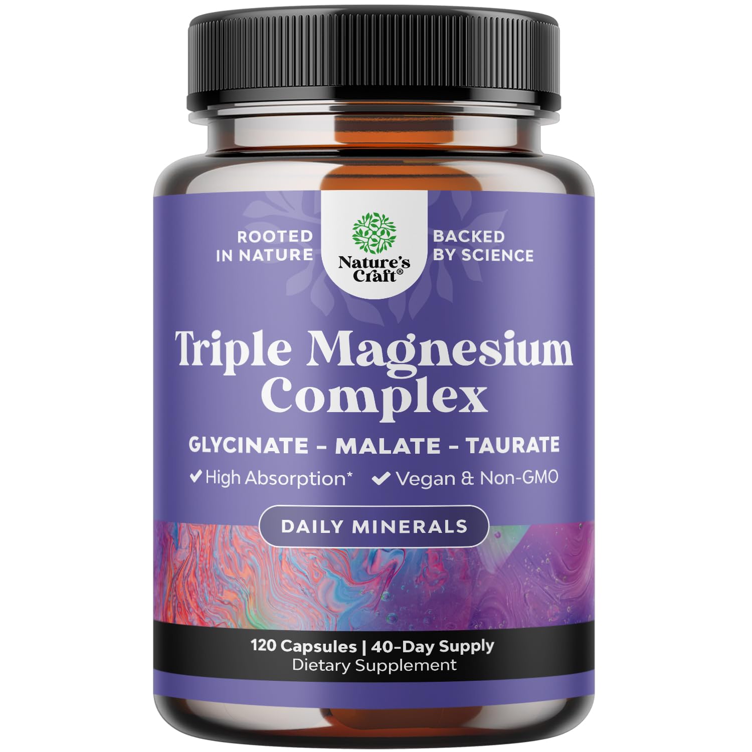 Foto 1 | Suplemento Natures Craft Triple Magnesio Complex 400 Mg - Venta Internacional.