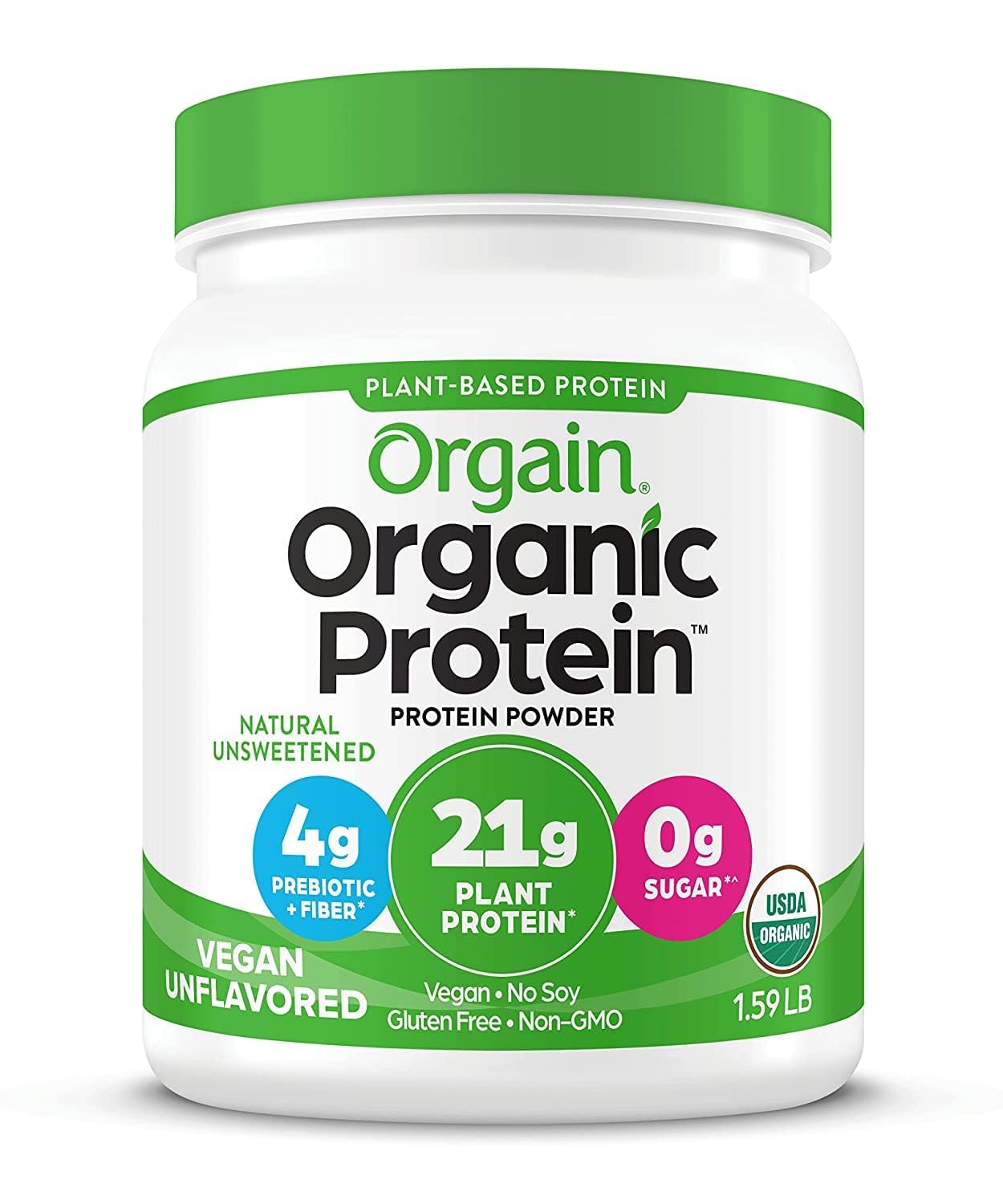 Foto 2 pulgar | Proteína En Polvo Orgain Orgain Organic, Vegana, Sin Sabor, 720 G - Venta Internacional.