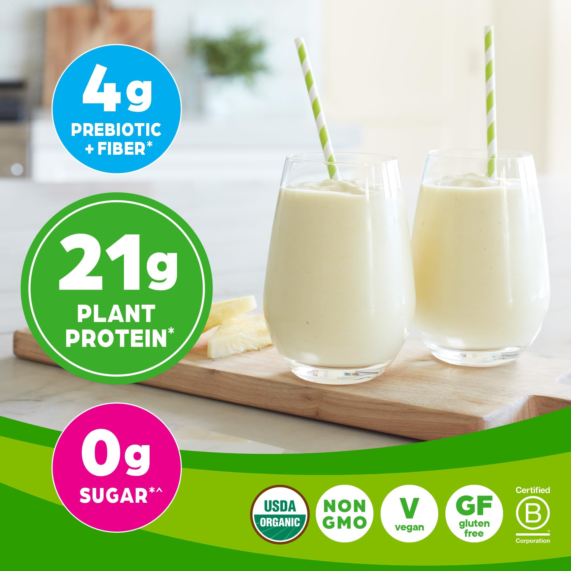 Foto 4 pulgar | Proteína En Polvo Orgain Orgain Organic, Vegana, Sin Sabor, 720 G - Venta Internacional.