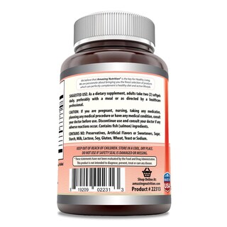 Foto 3 | Suplemento Amazing Omega Wild Alaskan Salmon Oil 2000 Mg - Venta Internacional.