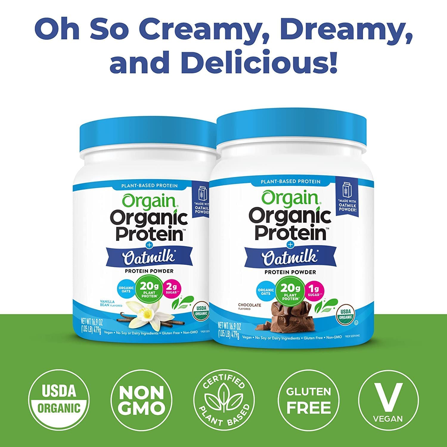 Foto 7 | Proteína En Polvo Orgain Orgain, Vainilla Vegana, 476 Ml, 20 G - Venta Internacional.