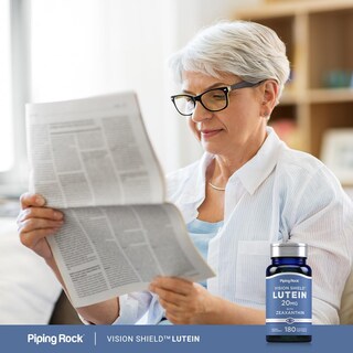 Foto 6 | Suplemento De Luteína Y Zeaxantina Piping Rock | 20 Mg | 180 Cápsulas Blandas | Eye Vision Shield A - Venta Intern