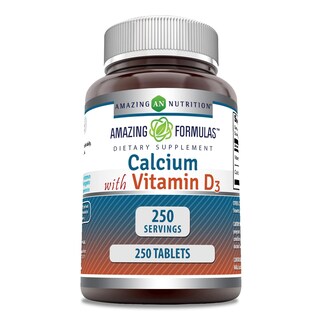 Foto 1 | Complementa 600 Mg de Calcio Amazing Fórmulas con 400 Ui de Vitamina D3 - Venta Internacional