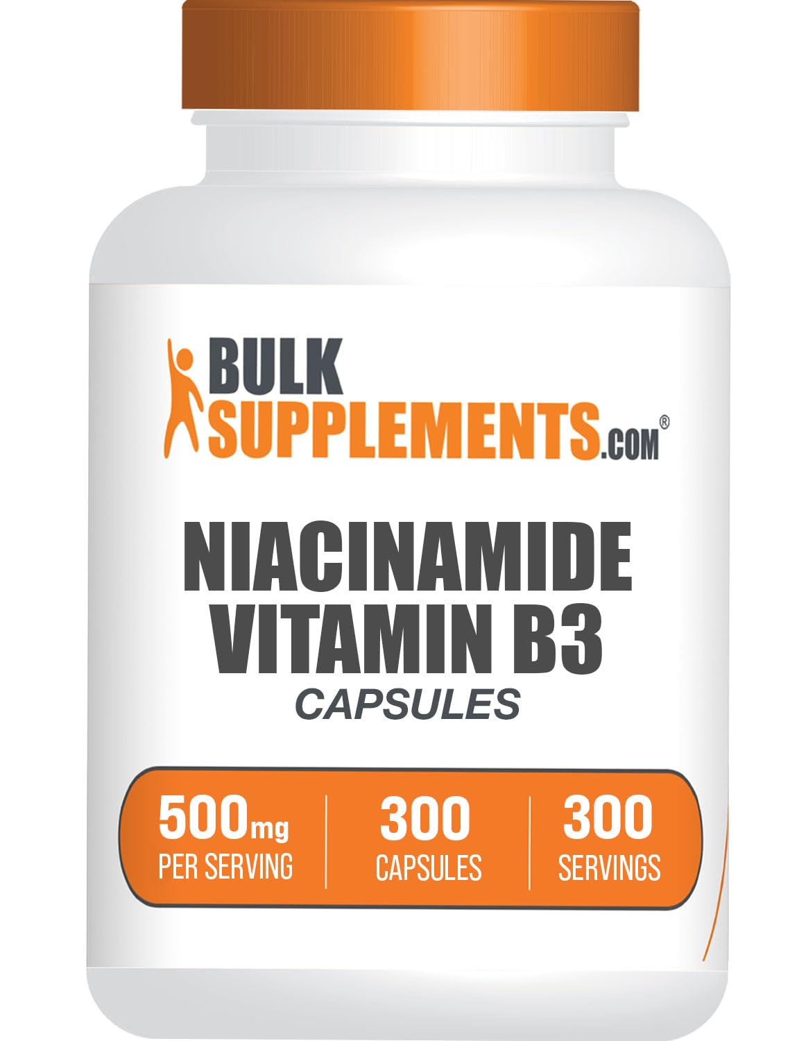 Foto 2 pulgar | Suplemento Niacinamida Bulksupplements 300 Cápsulas - Venta Internacional