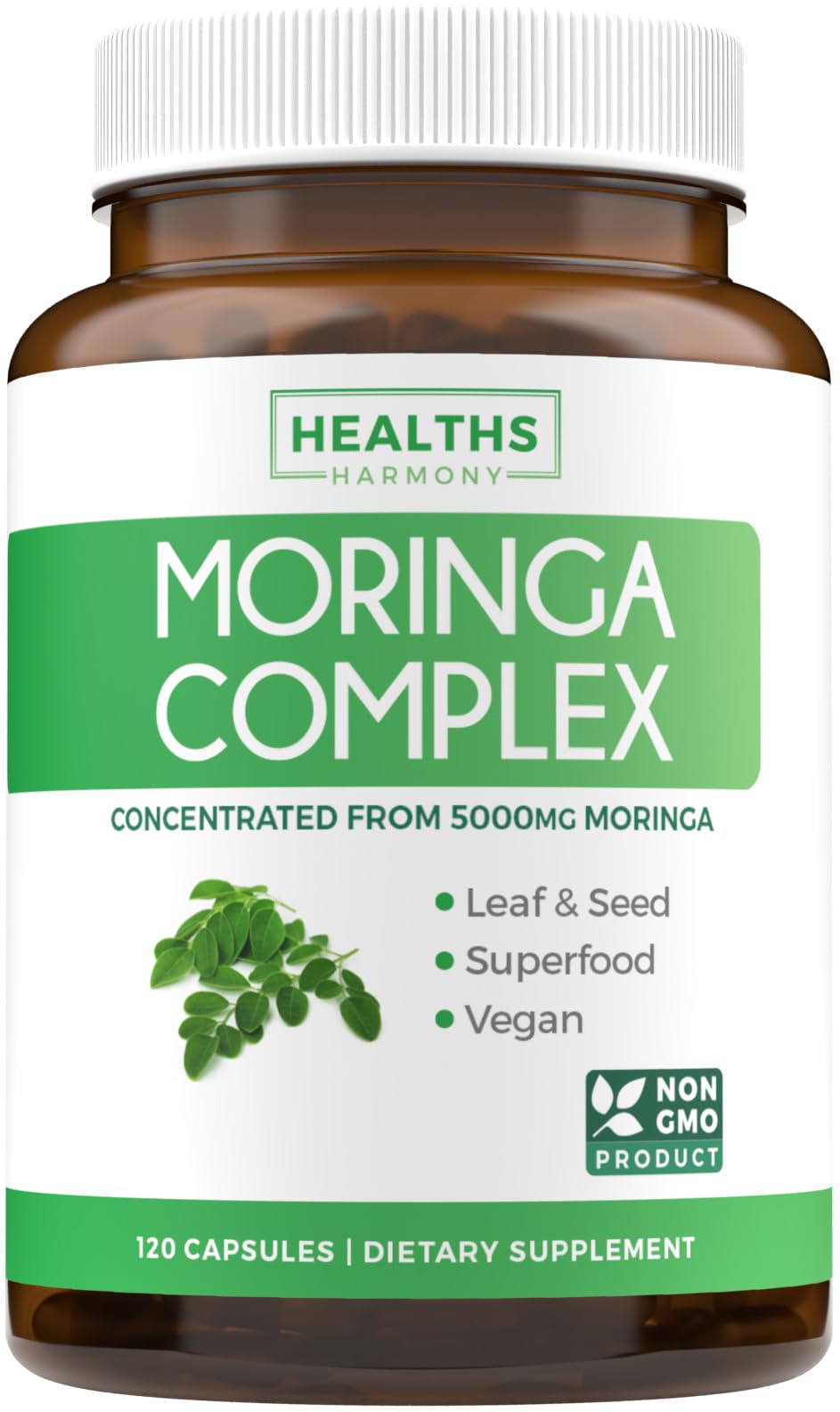 Foto 2 pulgar | Cápsulas Harmony de Moringa 120 cápsulas -  Venta Internacional