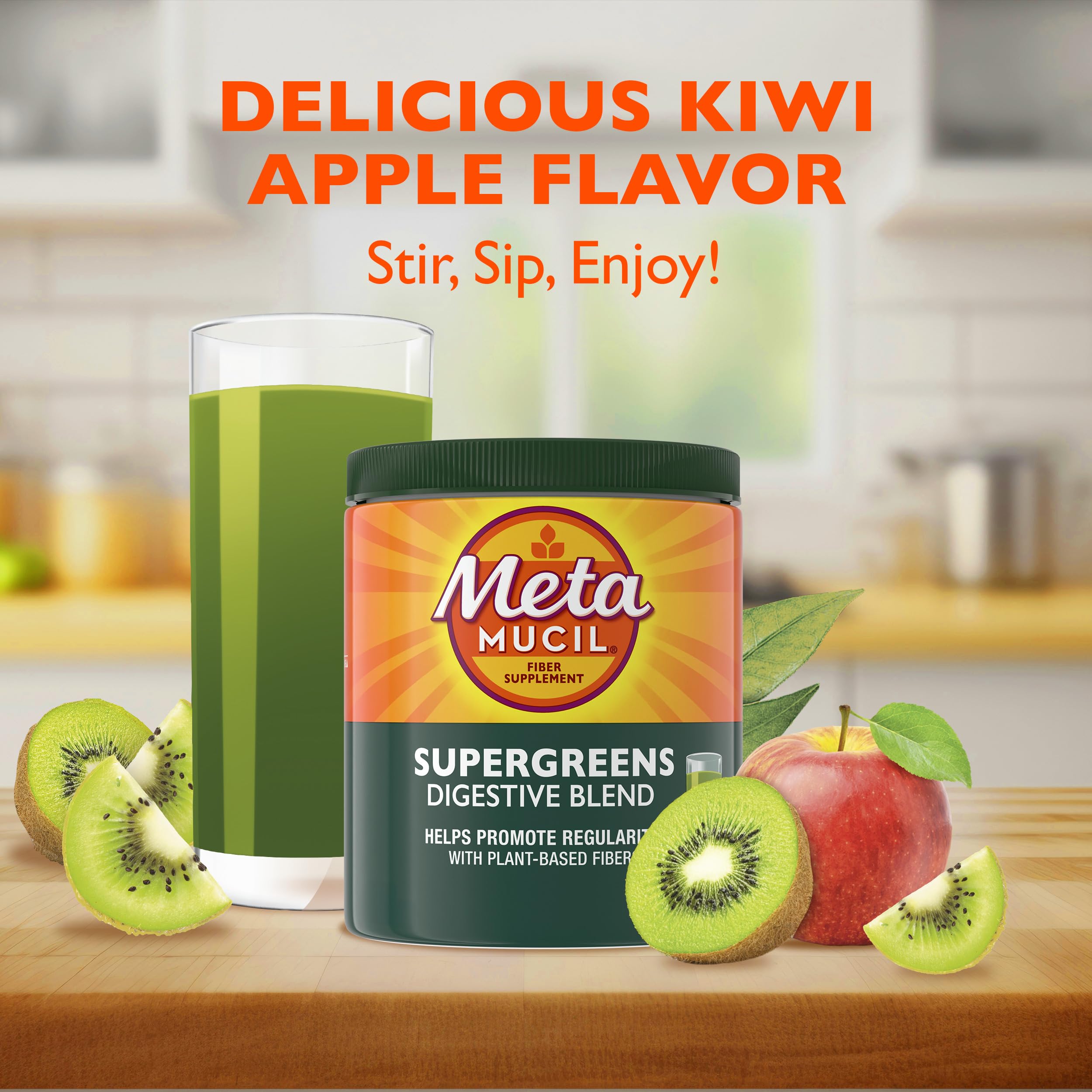 Foto 4 pulgar | Suplemento De Fibra Metamucil Greens Superfood 42 Porciones - Venta Internacional.