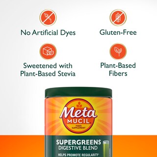 Foto 4 | Suplemento De Fibra Metamucil Greens Superfood 42 Porciones - Venta Internacional.