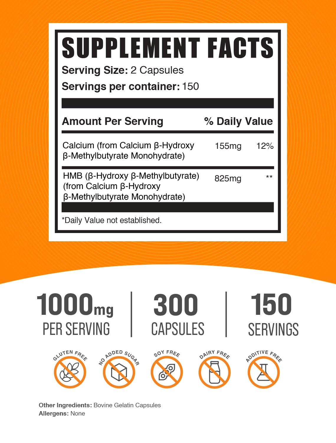 Foto 2 | Suplemento Bulksupplements 300 Capsulas - Venta Internacional