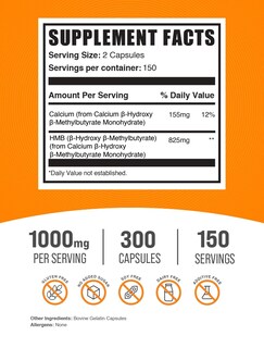 Foto 2 | Suplemento Bulksupplements 300 Capsulas - Venta Internacional