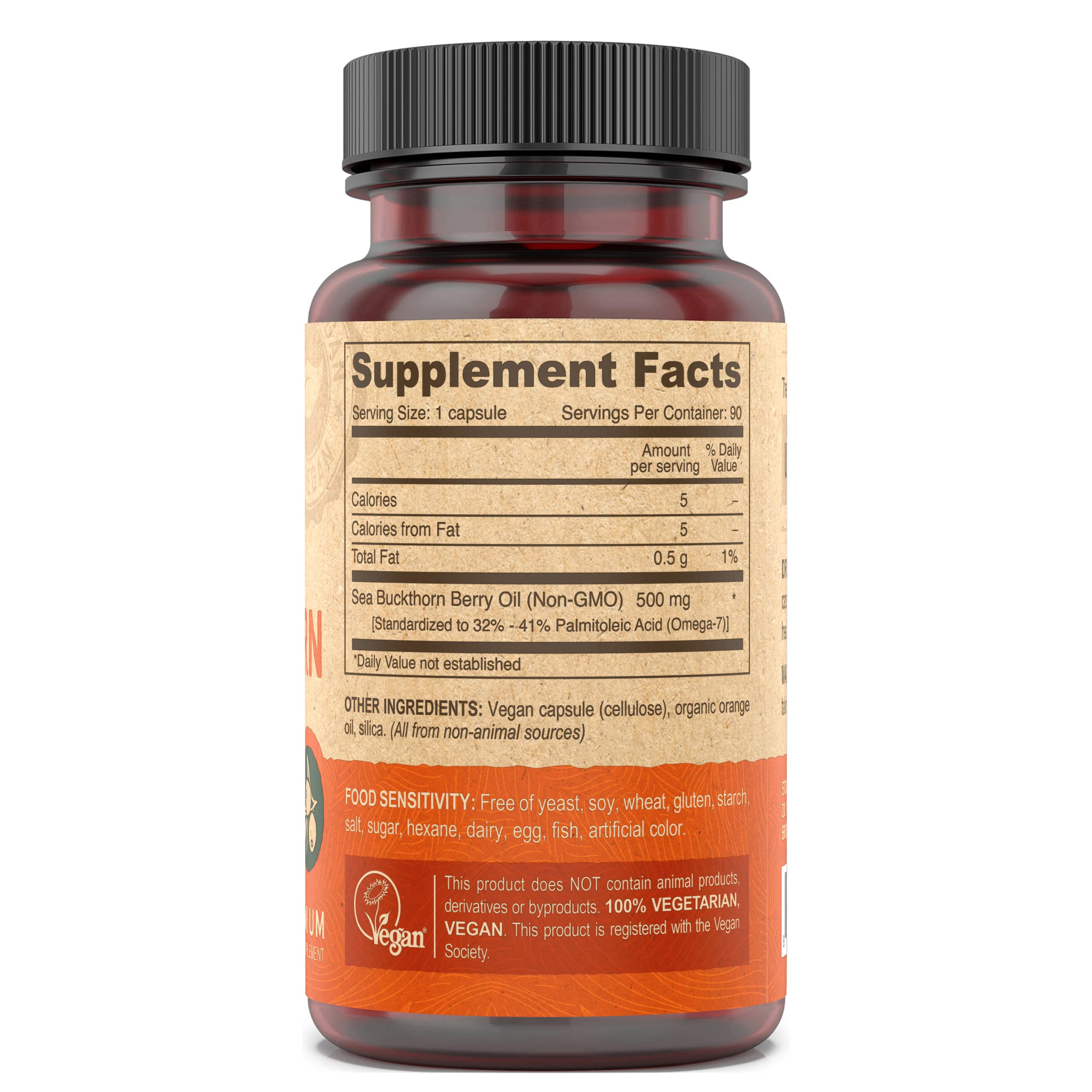 Foto 4 pulgar | Suplemento Deva Aceite Vegano de Espino Amarillo 90 Cápsulas - Venta Internacional