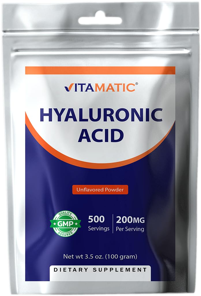 Foto 2 pulgar | Suplemento Vitamático De Ácido Hialurónico En Polvo 200 Mg 100 G - Venta Internacional.