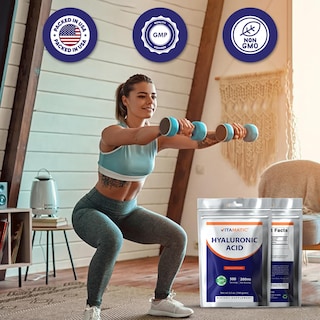 Foto 7 | Suplemento Vitamático De Ácido Hialurónico En Polvo 200 Mg 100 G - Venta Internacional.