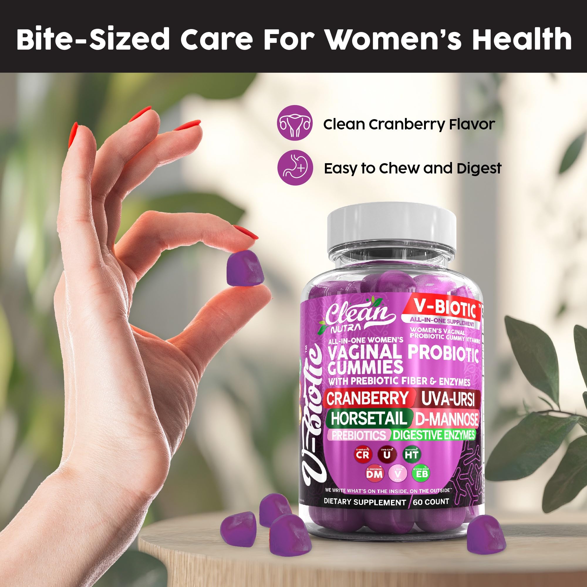 Foto 5 pulgar | Probióticos Clean Nutraceuticals Vaginales 60 Piezas - Venta Internacional