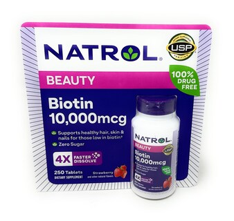 Foto 1 | Suplemento Natrol Biotina De 10.000 Mcg De Disolución Rápida Para 250 Tabletas - Venta Internacional.