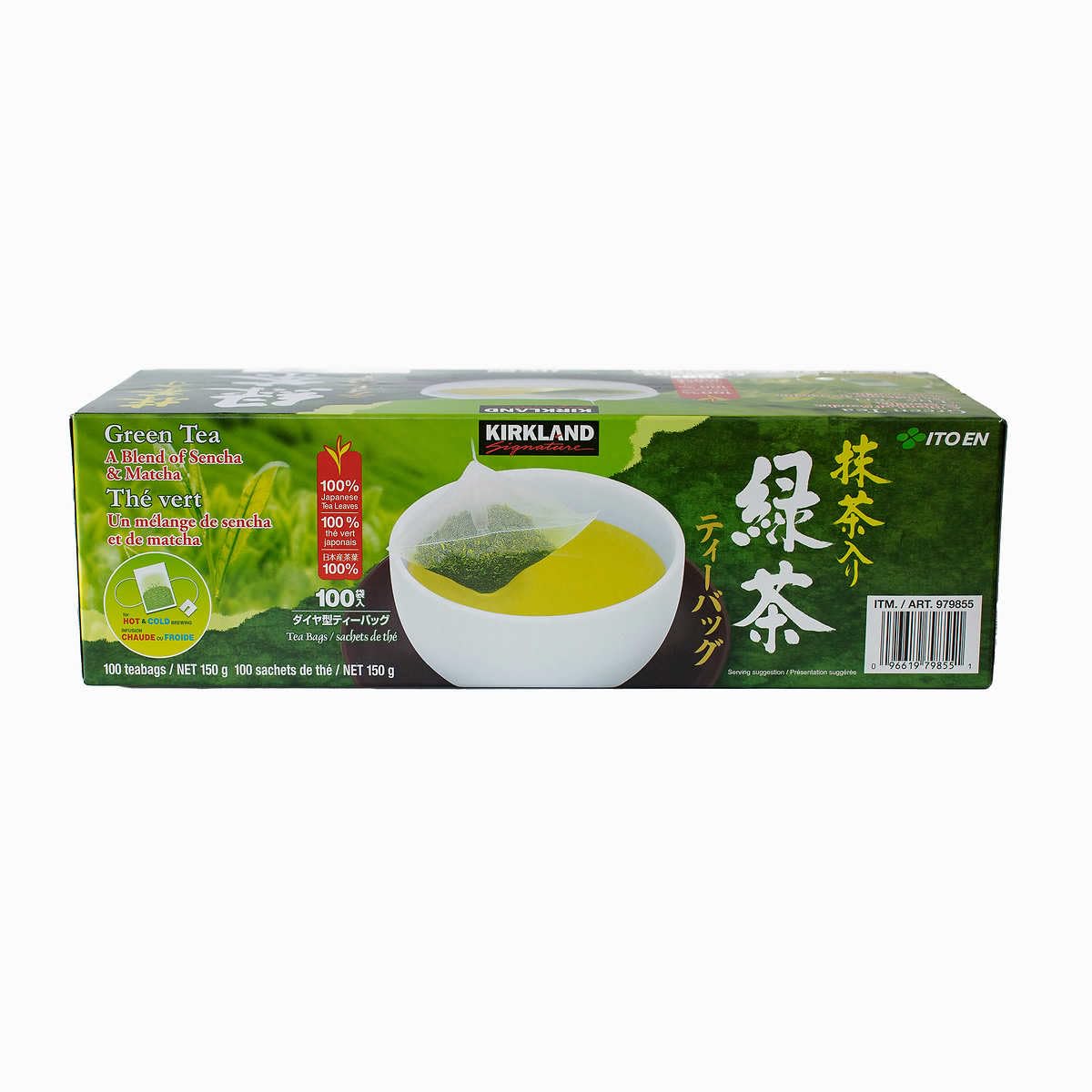 Foto 2 pulgar | Té Verde Kirkland Ito En Matcha Blend 100 Bolsitas De Té De 1,5 G - Venta Internacional.