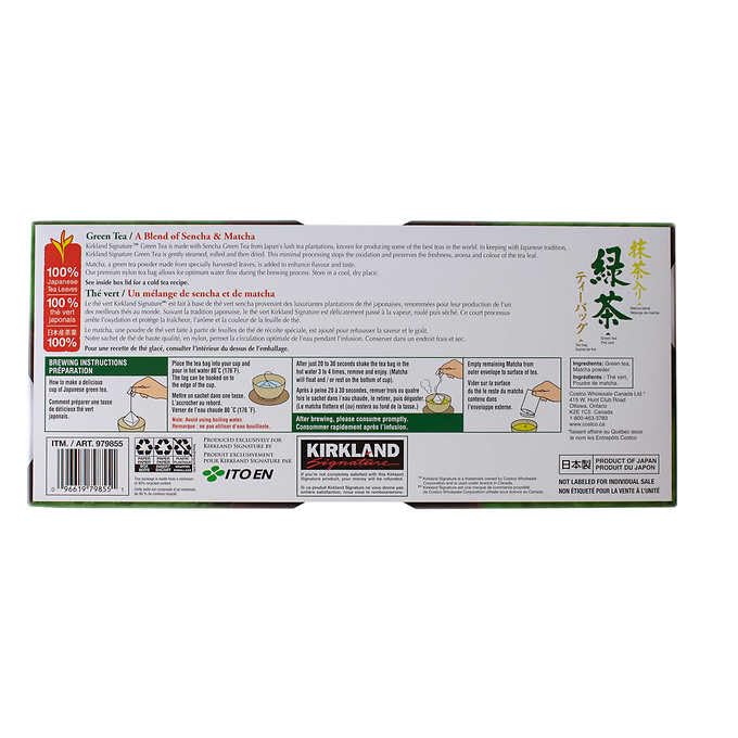 Foto 6 pulgar | Té Verde Kirkland Ito En Matcha Blend 100 Bolsitas De Té De 1,5 G - Venta Internacional.