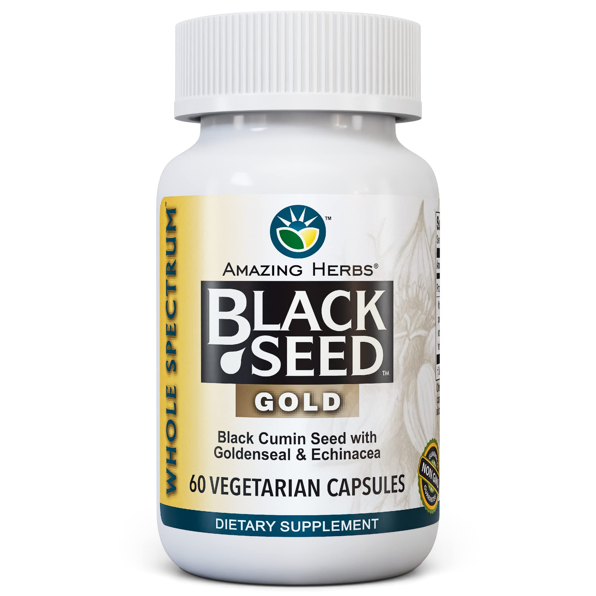 Foto 2 pulgar | Suplemento Amazing Herbs Whole Spectrum Black Seed Gold- Venta Internacional