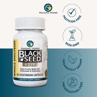 Foto 3 | Suplemento Amazing Herbs Whole Spectrum Black Seed Gold- Venta Internacional
