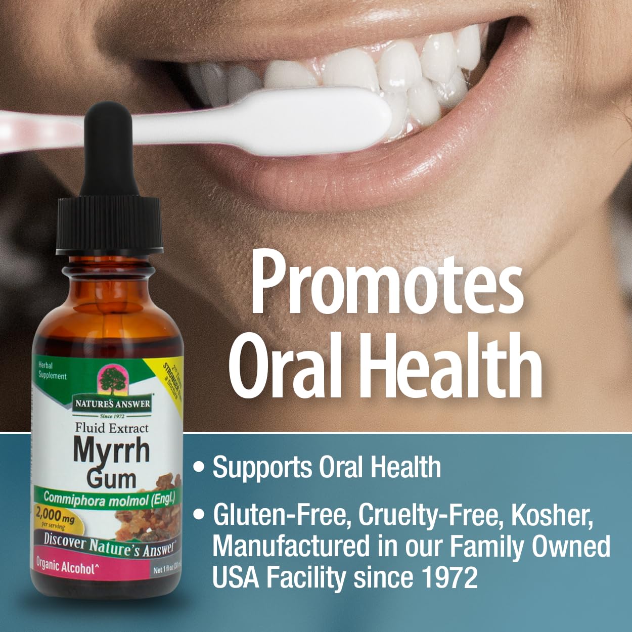 Foto 4 pulgar | Suplemento Nature's Answer Myrrh Ole Gum Resin 30 Ml - Venta Internacional