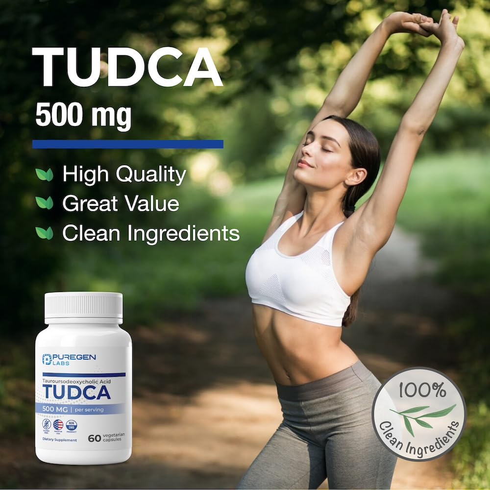 Foto 8 pulgar | Tudca P Puregen Labs 60 Cápsulas-Venta Internacional