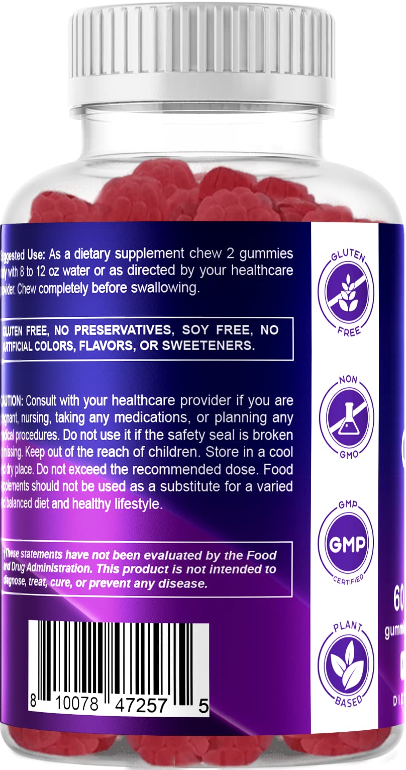 Foto 7 pulgar | Gomitas Vitamatic 5-htp Sin Azúcar 200 Mg Con B6 60 Unidades - Venta Internacional.