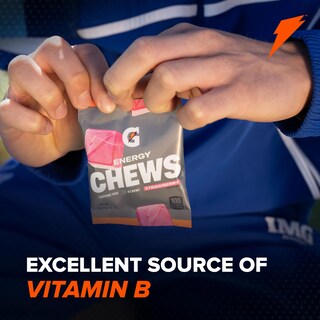 Foto 4 | Energy Chews Gatorade Cool Blue Vitamina B12 30 g 16 Paquetes - Venta Internacional