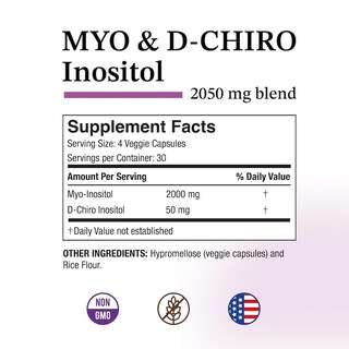 Foto 2 | Inositol P Puregen Labs 120 Cápsulas-Venta Internacional