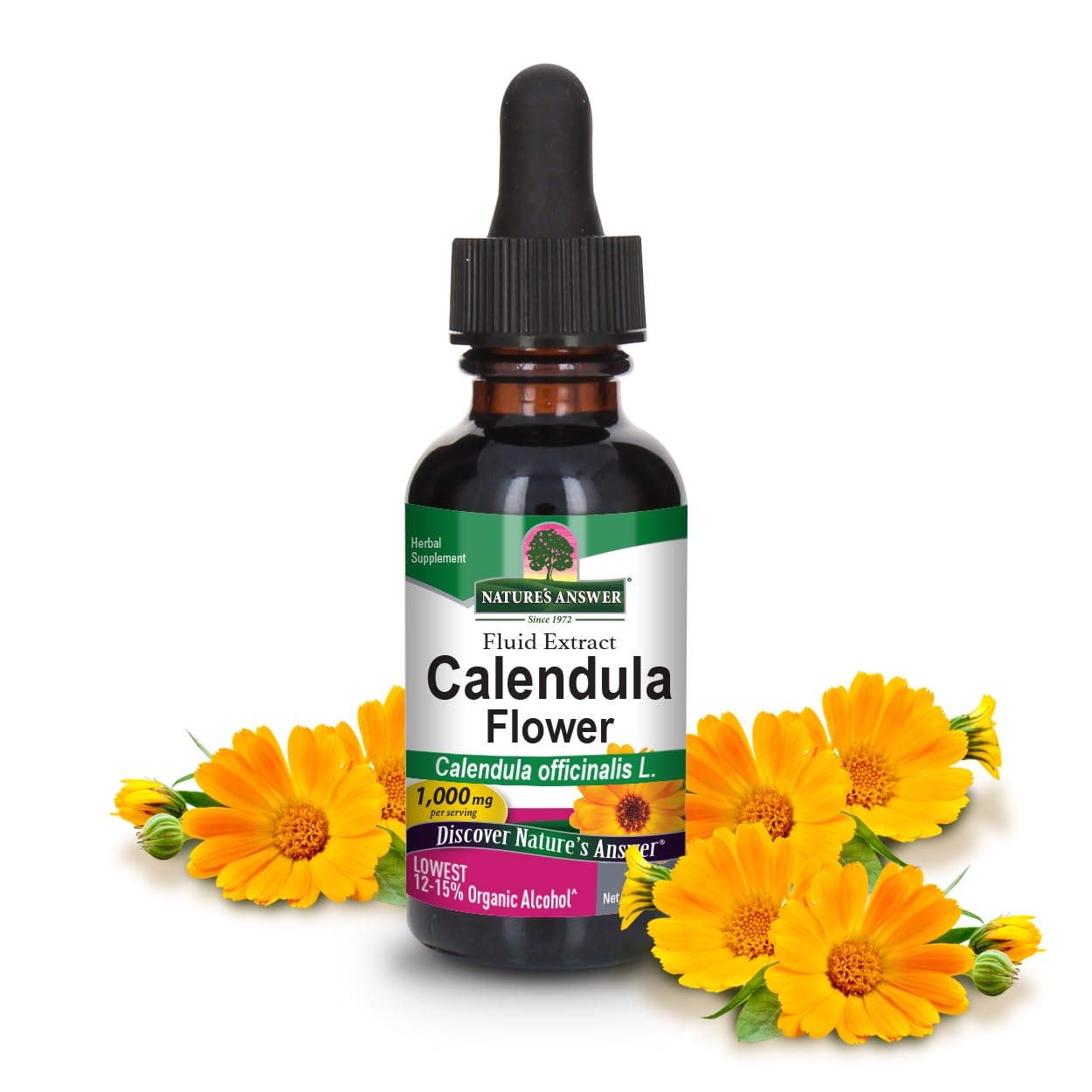 Foto 2 pulgar | Suplemento Nature's Answer Flores de Caléndula 30 Ml - Venta Internacional