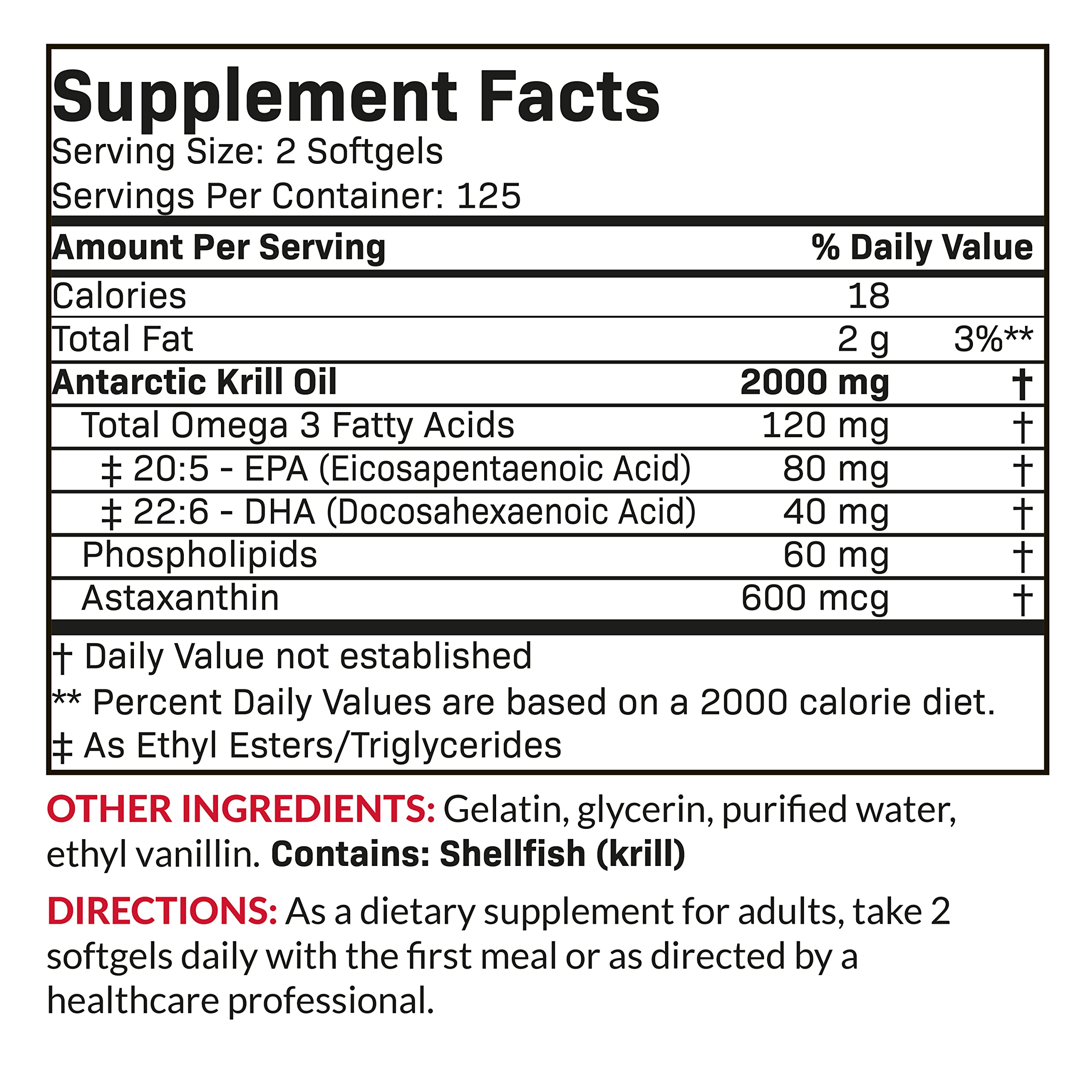 Foto 5 pulgar | Suplemento De Aceite De Krill Antártico De Futurebiotics, 2000 Mg, 250 G - Venta Internacional.