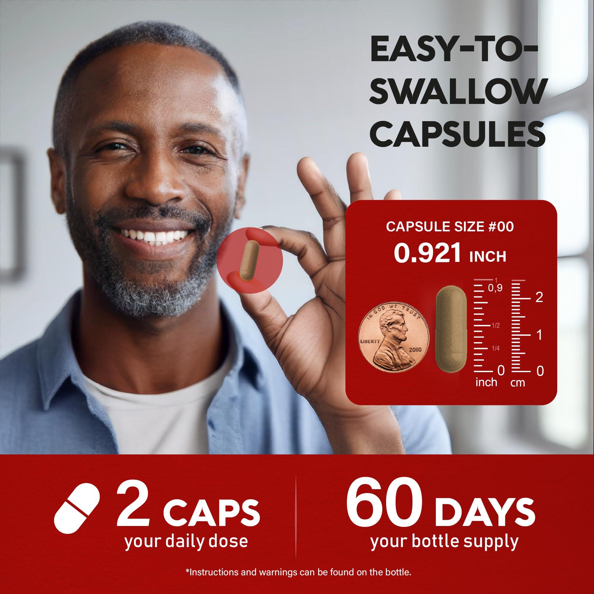 Foto 6 pulgar | Suplemento Nutraharmony Tongkat Ali Men, 1350 Mg, Complejo, 120 Cápsulas - Venta Internacional.