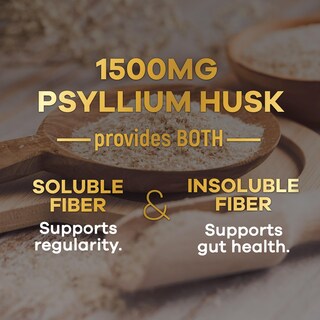 Foto 5 | Fibra De Cáscara De Psyllium Nature's Nutrition 120 Cápsulas-Venta Internacional