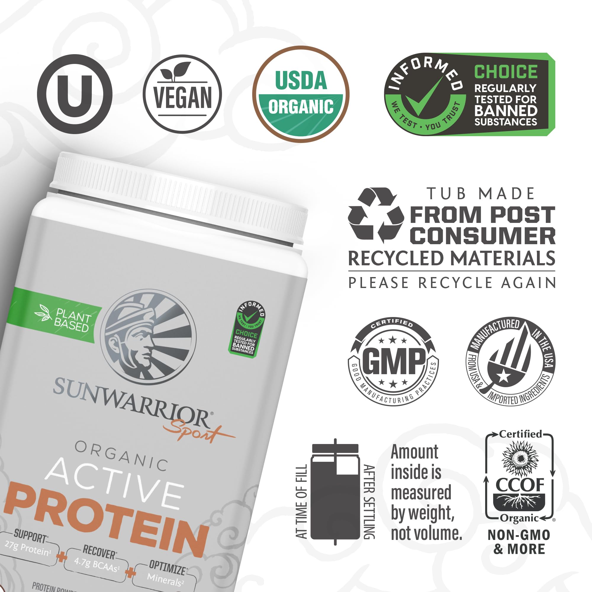 Foto 4 pulgar | Proteína En Polvo Sunwarrior Organic A Base De Plantas, Chocolate Pb - Venta Internacional.