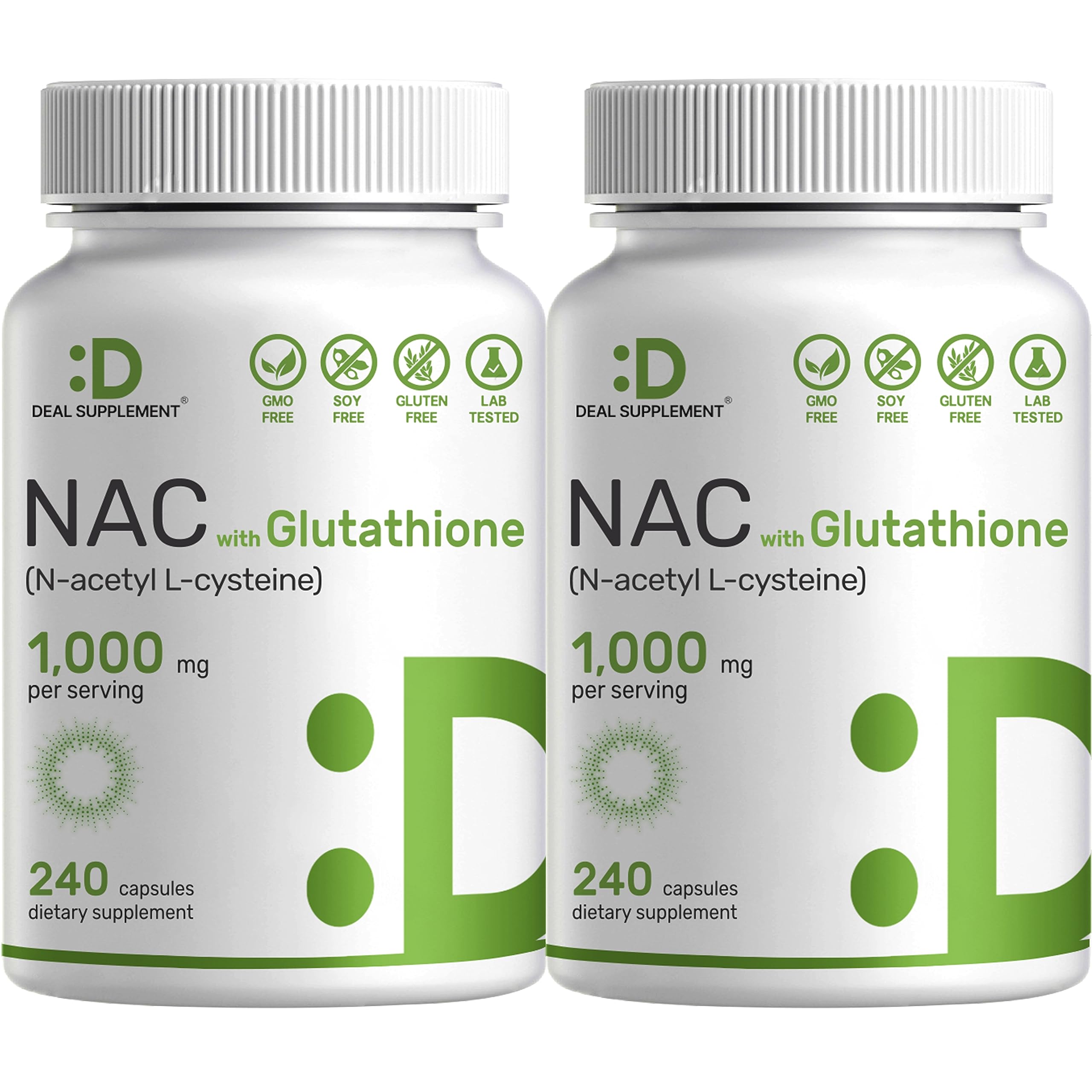 Foto 2 pulgar | Oferta De Suplementos Suplemento Nac (n-acetil Cisteína) 1000 Mg - Venta Internacional.