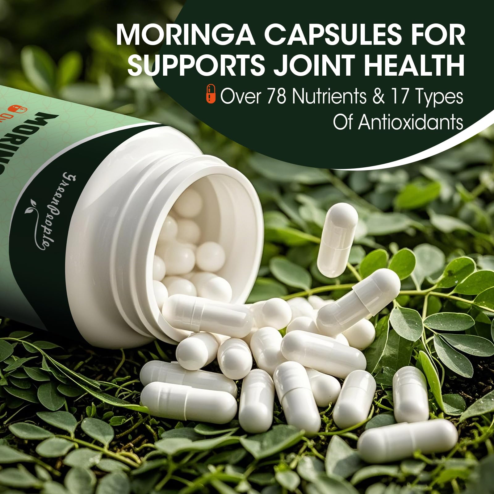 Foto 8 pulgar | Suplemento Greenpeople Moringa En Cápsulas 1000 Mg 120 Piezas - Venta Internacional.