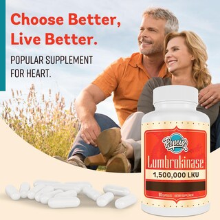 Foto 4 | Suplemento Perior De Lumbroquinasa 200 Mg (1 500 000 Ku) 90 Cápsulas - Venta Internacional.