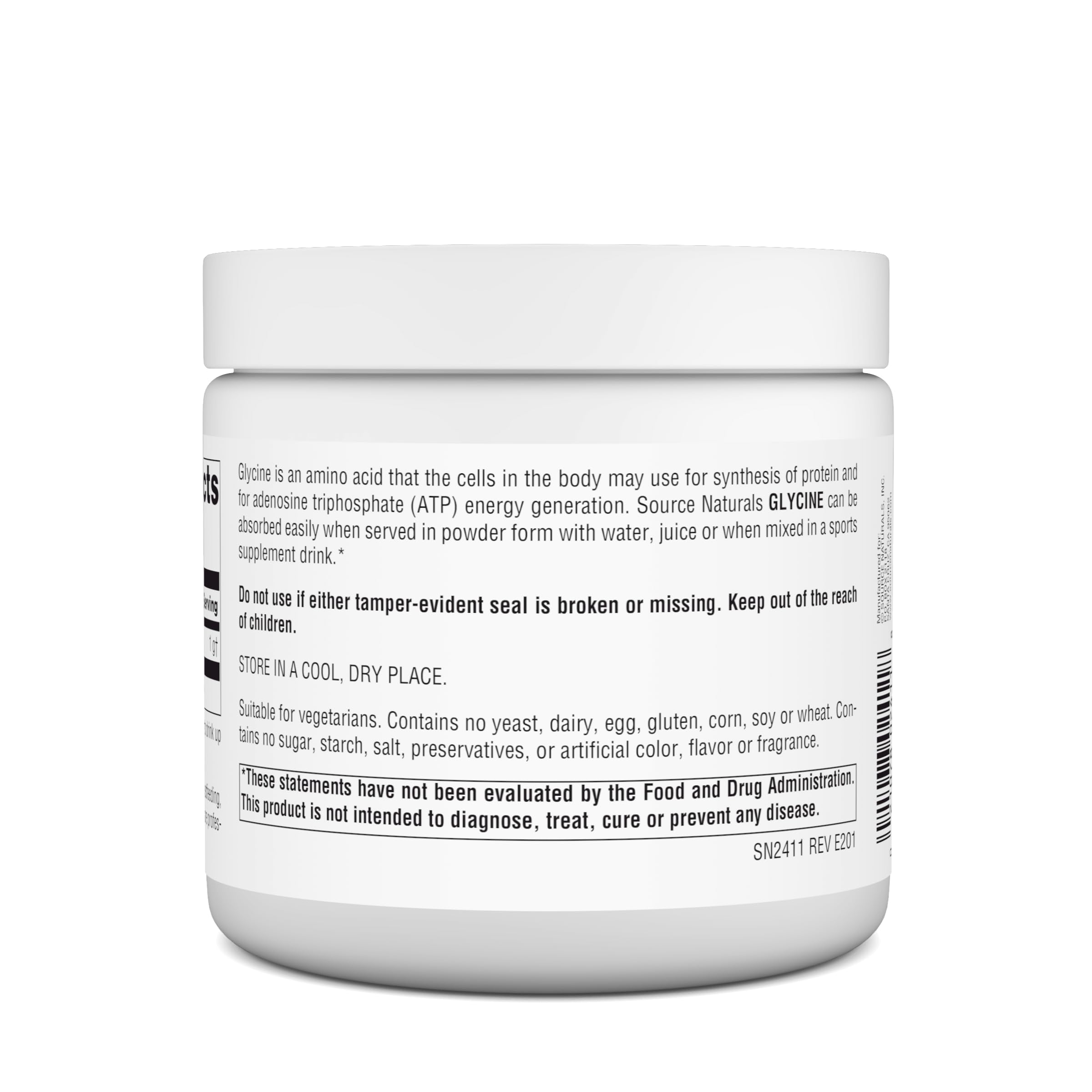 Foto 4 pulgar | Polvo De Glicina De 45 G De Supplement Source Naturals - Venta Internacional.