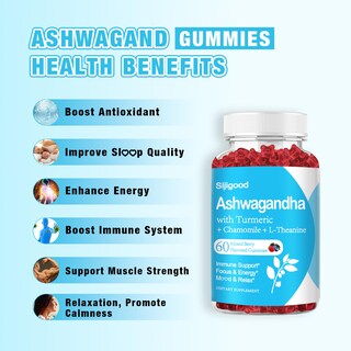 Foto 4 | Gomitas de Ashwagandha Sijigood con 60 G de L-teanina - Venta Internacional